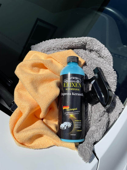 Erixen Express Keramik Versiegelung 500ml + 2 Mikrofasertücher
